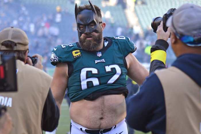 Philadelphia Eagles center Jason Kelce will be featured in People Magazine's "Sexiest Man Alive" issue in 2023.